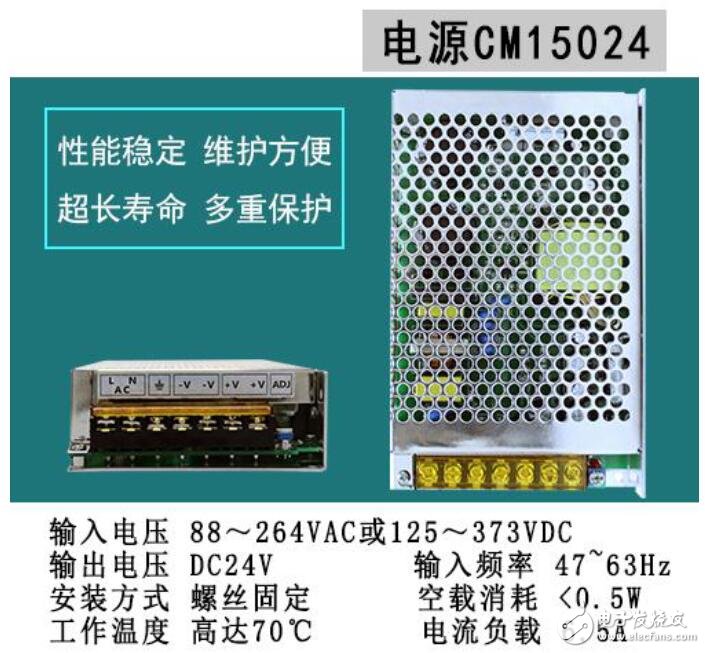 基于CM15024電源模塊特點及連接圖