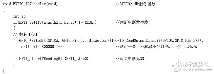 stm32定時器中斷程序