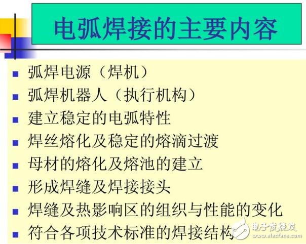 電弧焊接工藝內容及要素