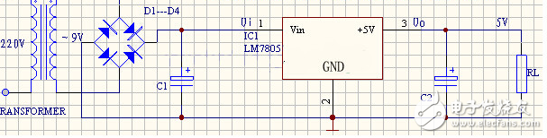 7805穩壓電源工作原理