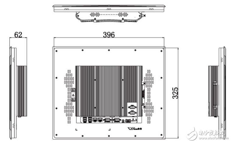 穩信TPC-1017-E3845工業平板電腦參數及安裝圖