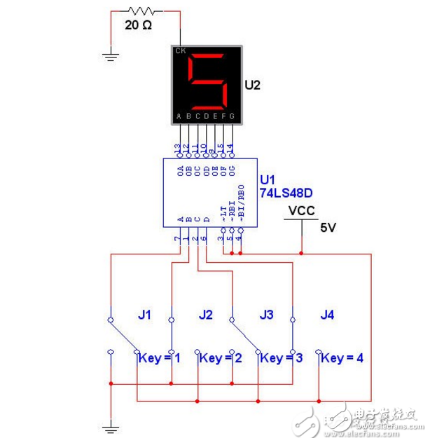 74ls48內部電路,74ls48譯碼器真值表