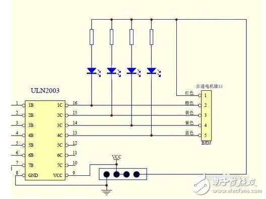 ULN2003如何驅動5V步進電機
