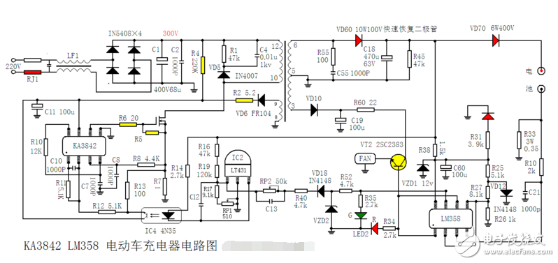 lm358充電器應用電路