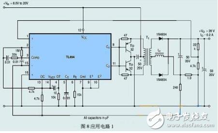 tl494詳解(特性、封裝、內部電路方框圖)