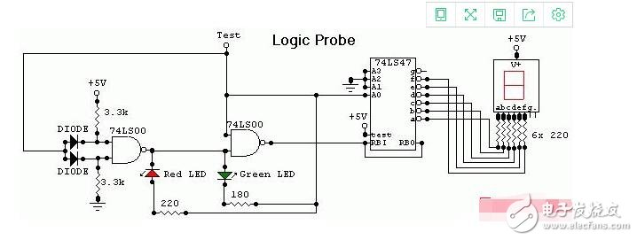 74ls00的引腳圖及應用電路