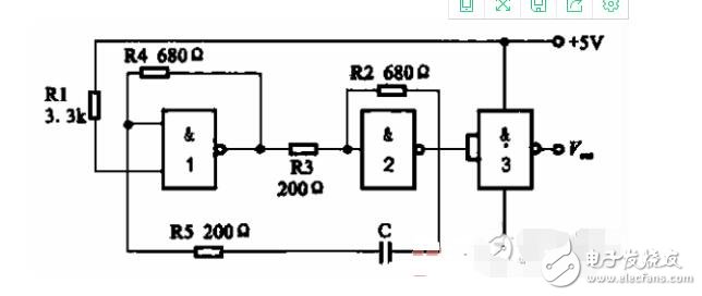 74ls00的引腳圖及應用電路