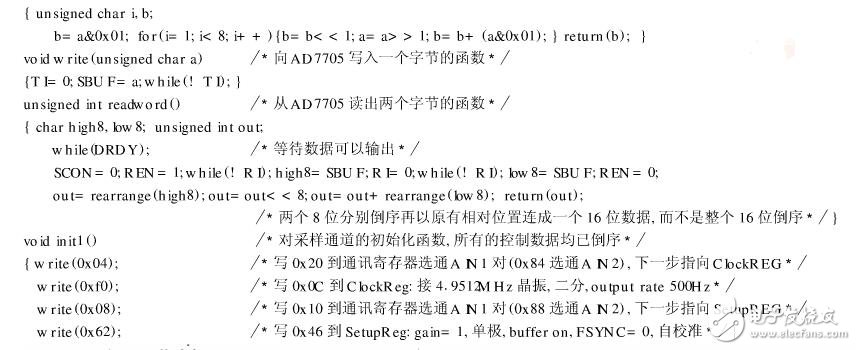 ad7705是什么芯片（內部結構和引腳圖及應用電路）