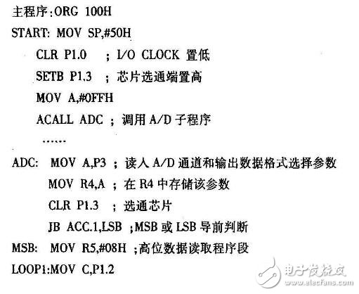 TLC2543 是TI 公司生產的一種12 位開關電容逐次逼近A/D 轉換器，芯片共有11個模擬輸入通道。芯片的三個控制端： 串行三態輸出數據端（DATA OUTPUT）、輸人數據端（DATA INPUT）、輸人/出時鐘（I/O CLOCK）能形成與微處理器之間數據傳輸較快和較為有效的串行外設接口一SPI。片內具有一個14 通道多路選擇器用于在11個模擬輸人通道和3 個內部自測試（SELF-TEST）電壓中任選一個，可通過對其8 位內部控制寄存器進行編程完成通道的選擇，并可對輸出結果的位數、MSB/I.SB 導前和極性進行選擇。