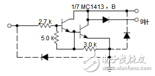 mc1413引腳圖及功能_mc1413內部電路圖
