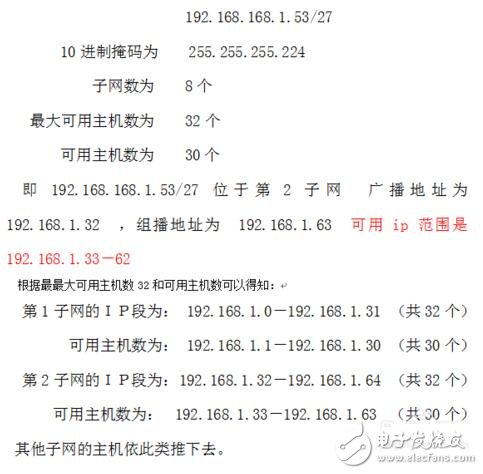 子網掩碼計算方法 子網掩碼算法實例_子網劃分教程