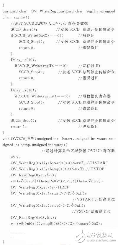  基于STM32+OV7670的低端視頻監控系統設計