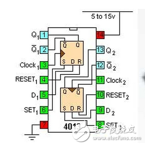 cd4013中文資料匯總(引腳圖及功能_工作原理及方式_功能結(jié)構(gòu)_參數(shù)_應(yīng)用電路詳解)