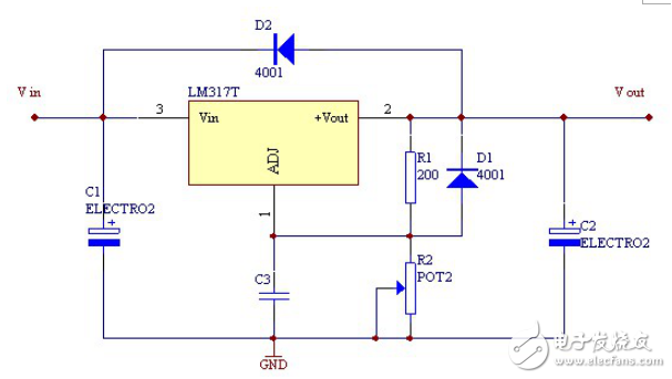 LM317穩(wěn)壓器介紹、引腳圖、參數(shù)、工作原理及應(yīng)用電路圖