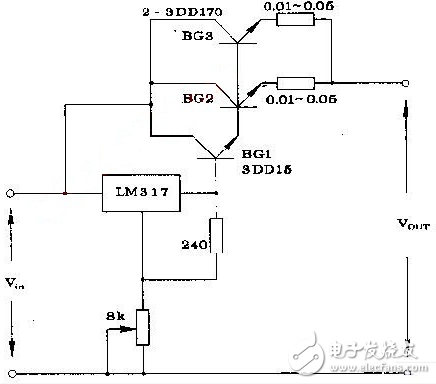 lm317應(yīng)用電路圖匯總（集成電路、擴流電路、穩(wěn)壓電路）