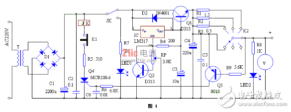 LM317穩壓器的限流保護電路