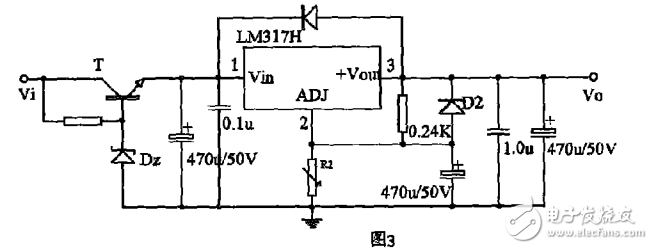 簡單分析LM317制作家用高品質穩壓電源電路應用