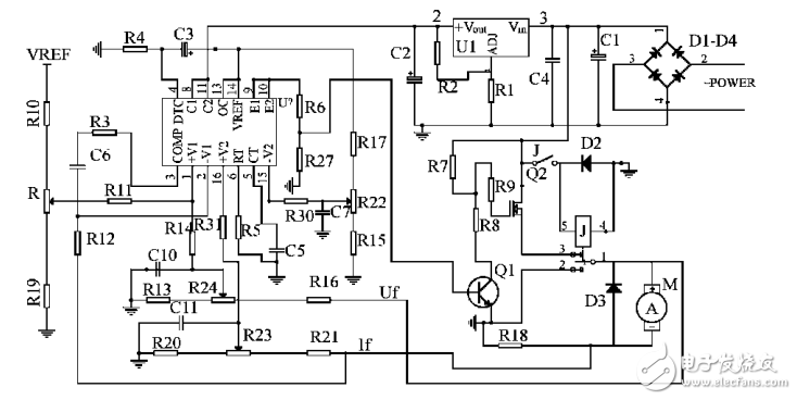 基于TL494的PWM脈寬調制等速送絲電路