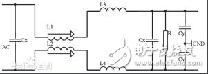 開關電源emi濾波器典型電路及分析