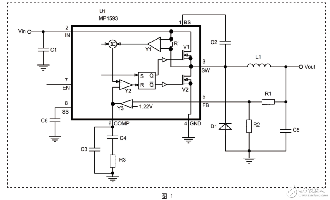 MP1593的工作原理及高效率大電流直流穩壓電源的設計