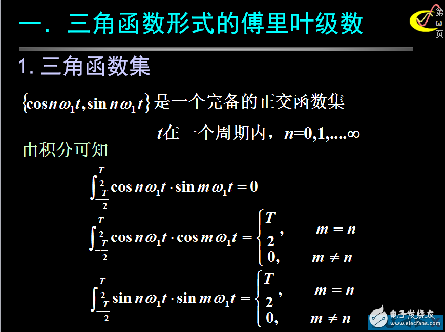 周期信號的頻譜分析——傅里葉級數
