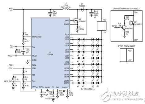 用獨立LED斷接實現快速的接通時間和長久的關斷時間