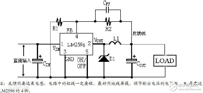 lm2596工作原理詳解_引腳圖及功能_內部結構_特性參數及應用電路
