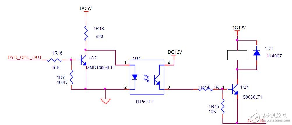 光耦繼電器的工作原理_光耦繼電器的作用_光耦驅動繼電器電路