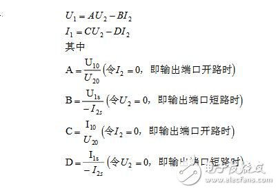 二端口網絡參數_二端口網絡參數的測定