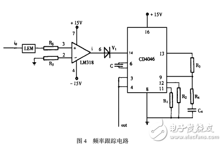 CD4046鎖相環在感應加熱電源中的應用