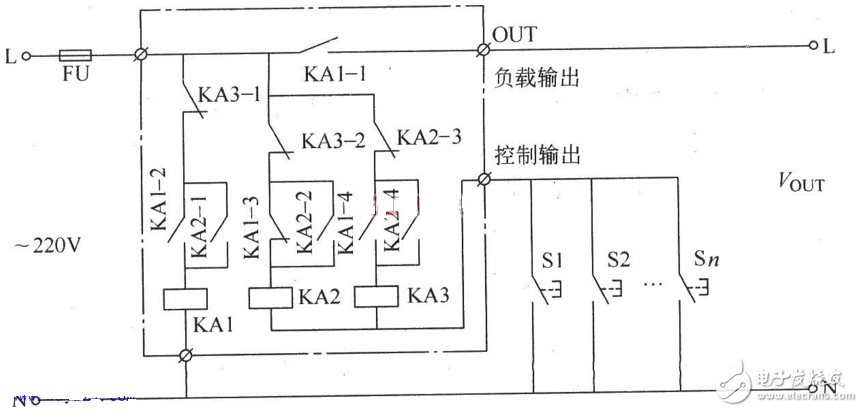 多地控制開關(guān)電路