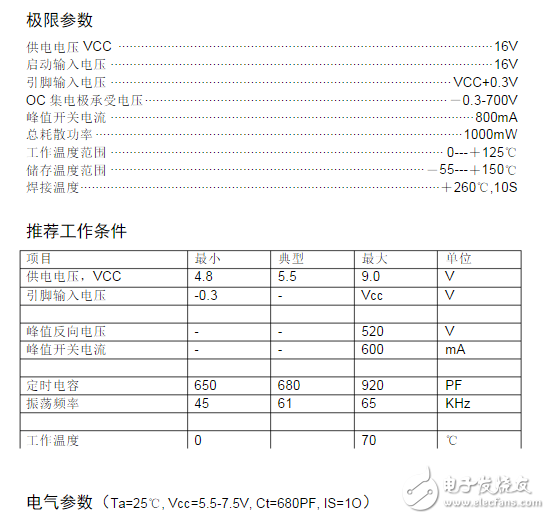thx203h中文資料匯總（thx203h引腳圖及功能_工作原理及應用電路）