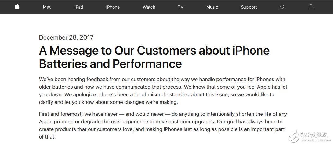 蘋果就「iPhone電池門」發表公開道歉信；華爾街分析師：明年比特幣或將崩跌四次