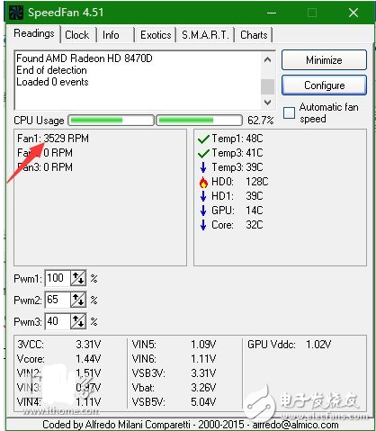 speedfan控制電腦風扇轉速