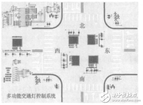 基于AT89C52的多功能交通燈控制系統(tǒng)設(shè)計與仿真實現(xiàn)