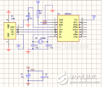 ch340g典型應用電路