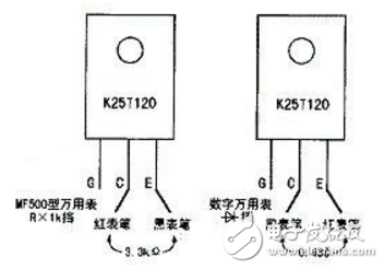 如何用萬用表判斷IGBT的好壞