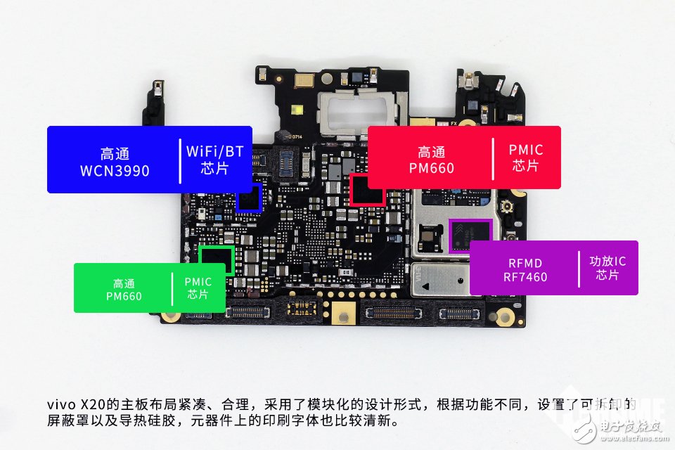 為拆瘋 外觀時尚內部講究 vivo X20拆解