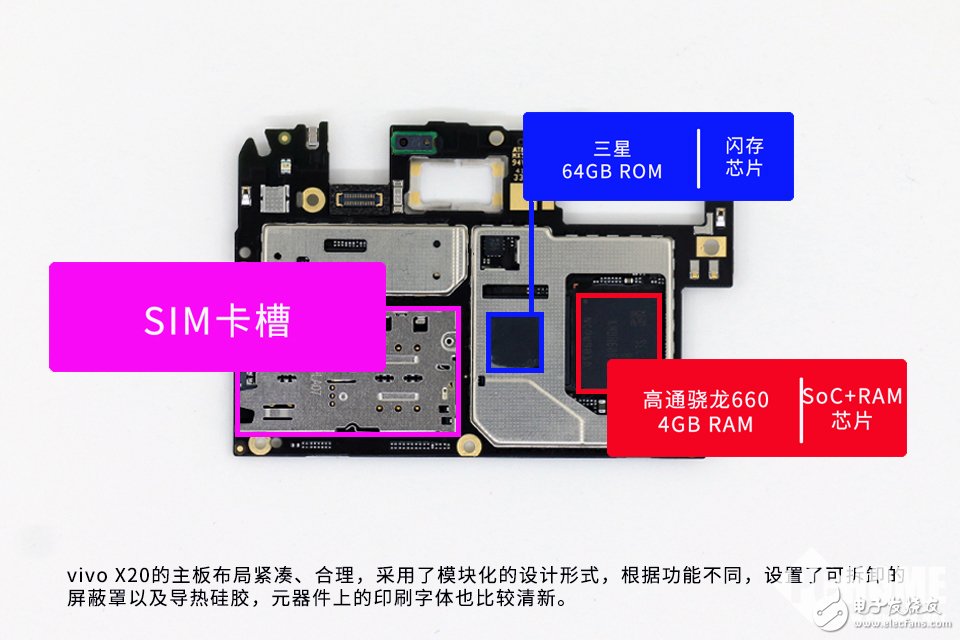 為拆瘋 外觀時尚內部講究 vivo X20拆解