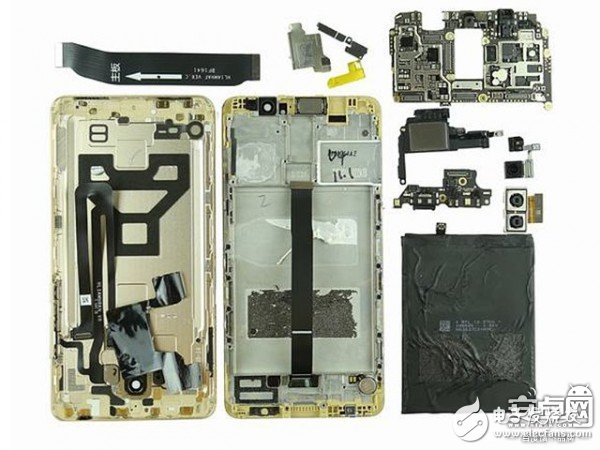[圖]華為Mate 9拆解：做工整齊、用料扎實(shí)