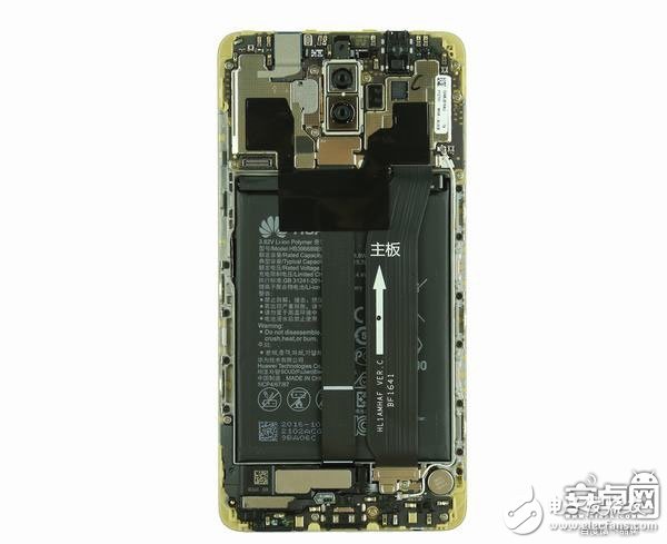 [圖]華為Mate 9拆解：做工整齊、用料扎實(shí)