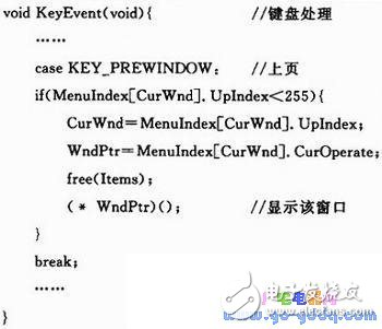 多級(jí)操作菜單顯示系統(tǒng)設(shè)計(jì)