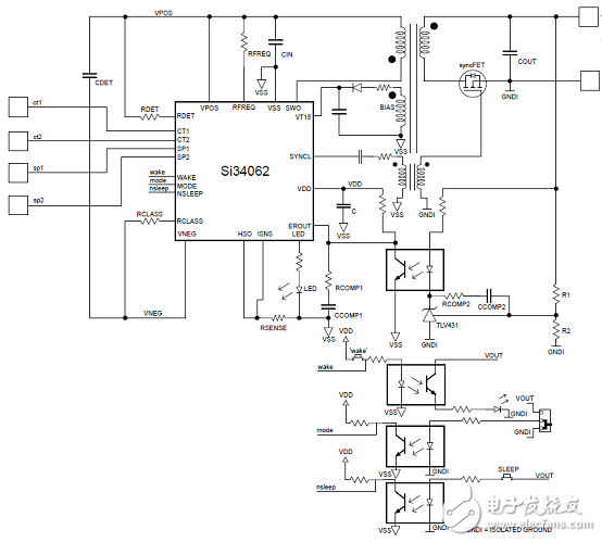 Silabs Si3406x系列以太網供電（PoE）管理解決方案