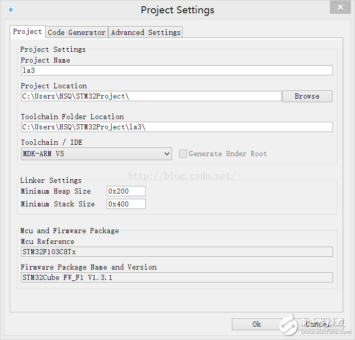 關于stm32CubeMX的stm32f103編程