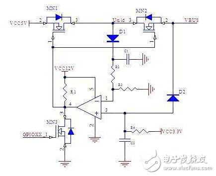 usb保護電路圖大全（USB控制器/ 轉(zhuǎn)換器AD558/比較器）