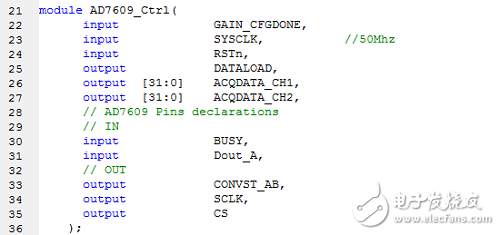 基于FPGA +AD7609的數據采集系統(tǒng)的實現和設計