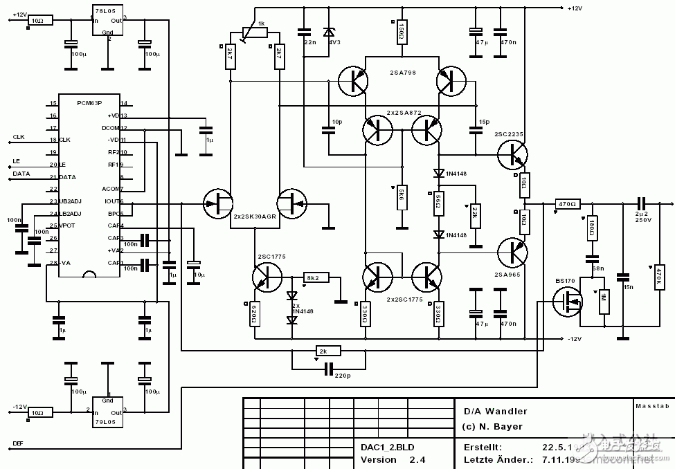 經典膽機線路圖集CS8412+PCM63經典設計(模擬部分).gif