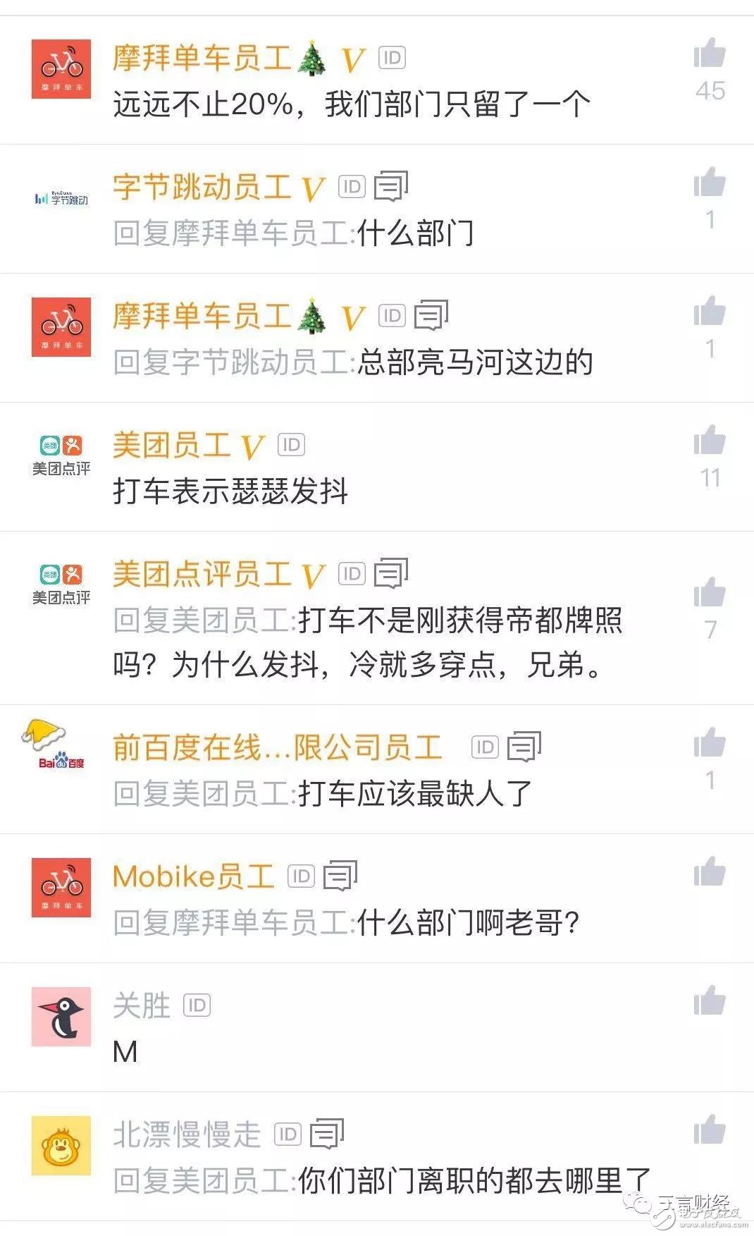 繼美團大裁員后，摩拜也迎來了瘋狂裁員。網友：親生的都動了，收養的還會遠嗎