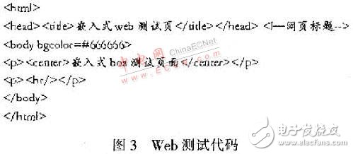 嵌入式Web服務器BOA移植與測試設(shè)計概述  