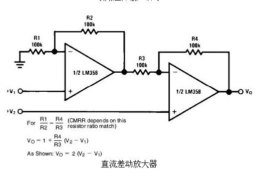 6種簡(jiǎn)單電路圖之LM358應(yīng)用電路圖（直流耦合低通RC有源濾波器 低漂移峰值檢測(cè)器）